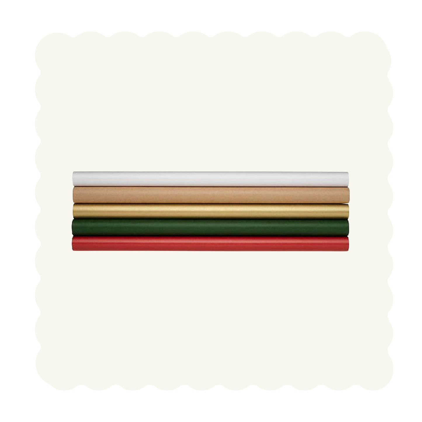 Gjafapappír - 5 jólarúllur