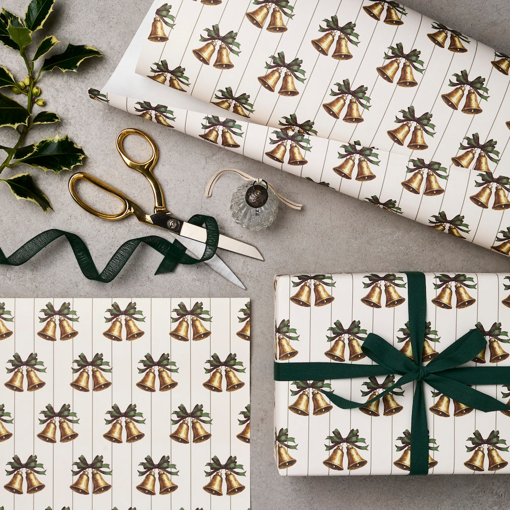 Gjafapappír - Jólabjöllur