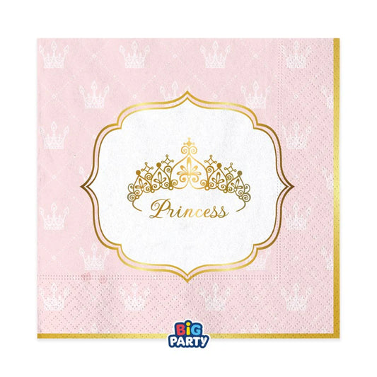 Servíettur - Prinsessu